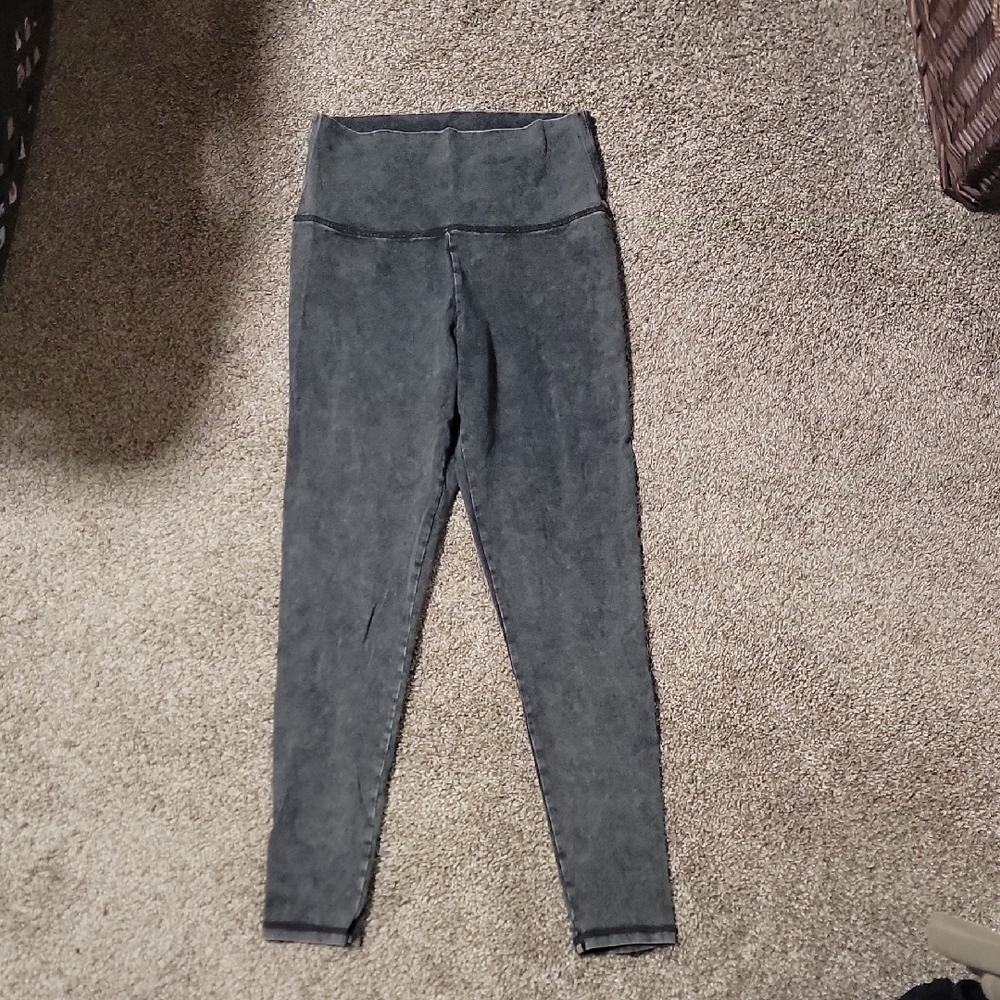 Aerie Charcoal High-Waisted Leggings